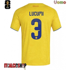 Colombia Jhon Lucumi #3 Prima Maglia Mondiali 2026 Manica Corta